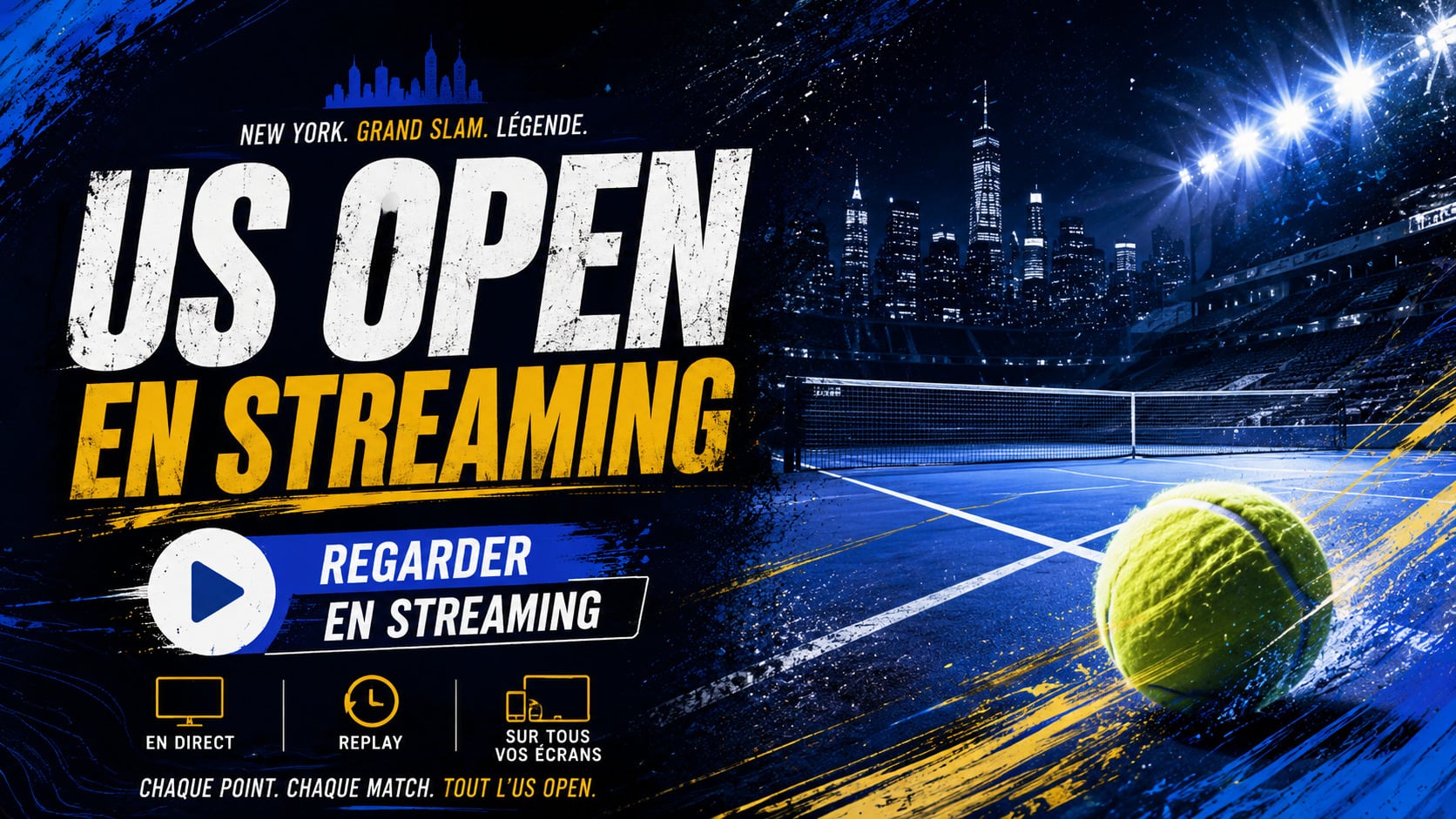US open streaming tennis