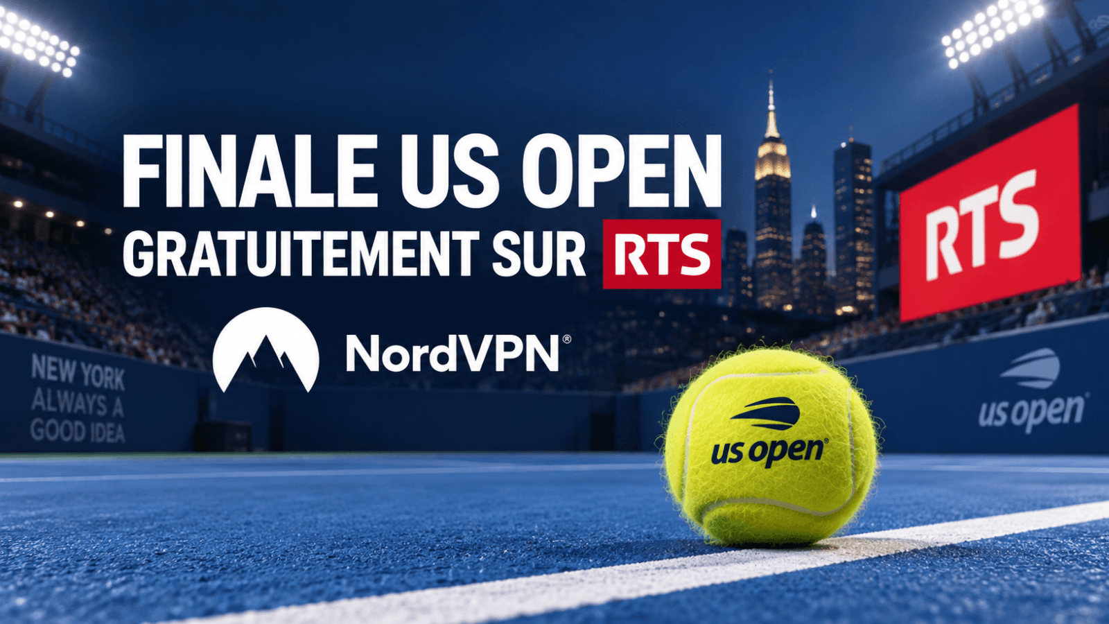 Regarder gratuitement l'US Open sur RTS