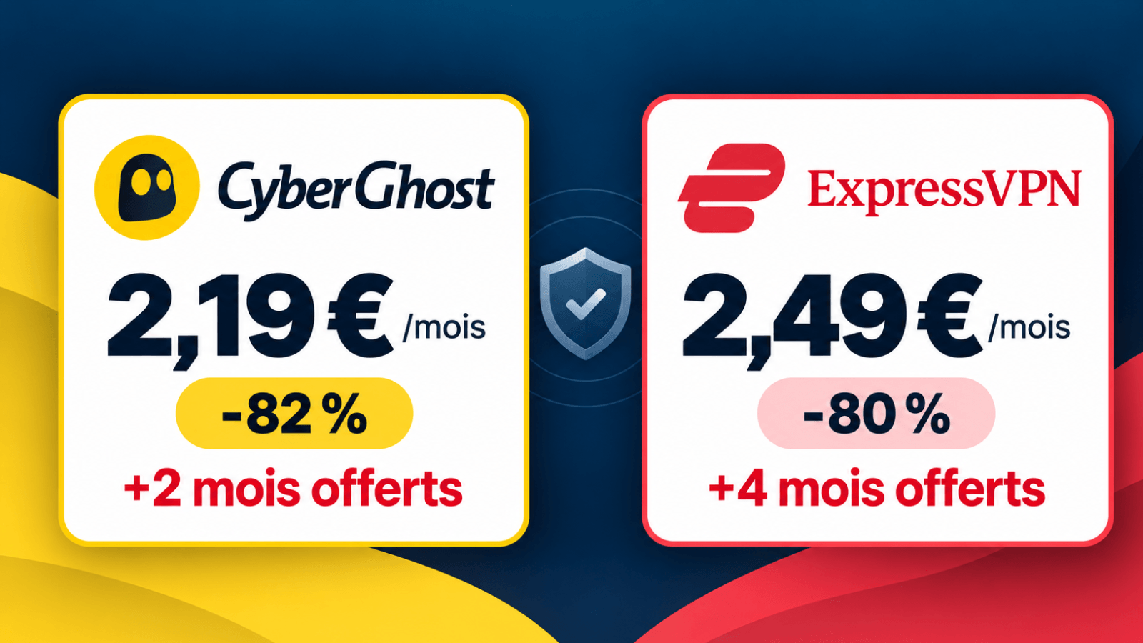 CyberGhost vs ExpressVPN les promos du moment