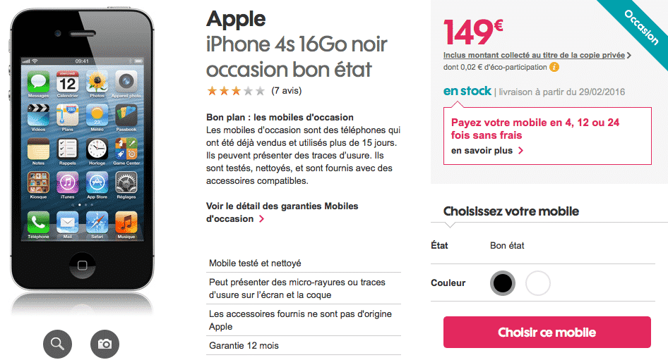 Iphone S Reconditionne Sosh Iphone S Reconditionne Sosh