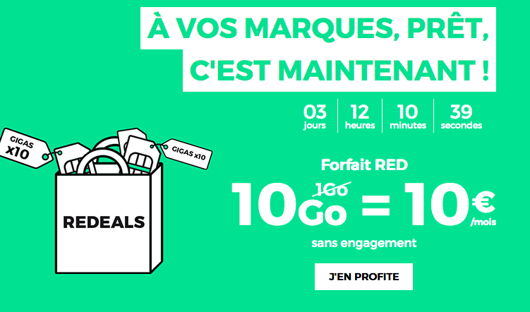 Red By Sfr 48 Dernieres Heures Du Forfait 10 Go 10 Euros Et De La Box Internet En Promo