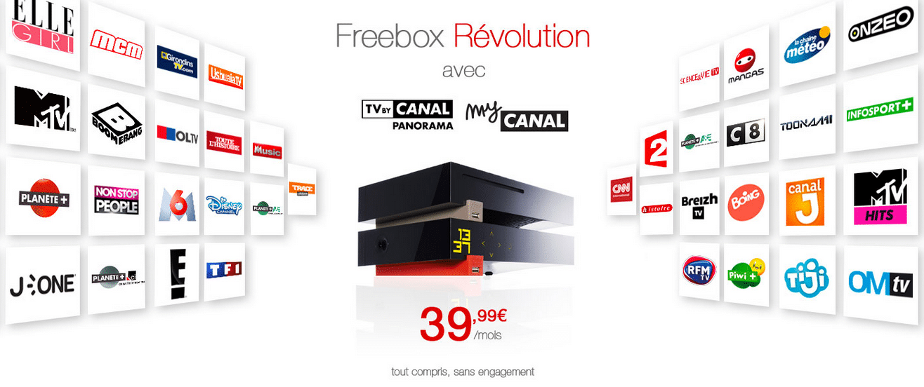 Freebox Revolution Free Mobile