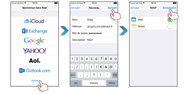 Comment configurer une adresse e-mail SFR sur iOS ou Android ?