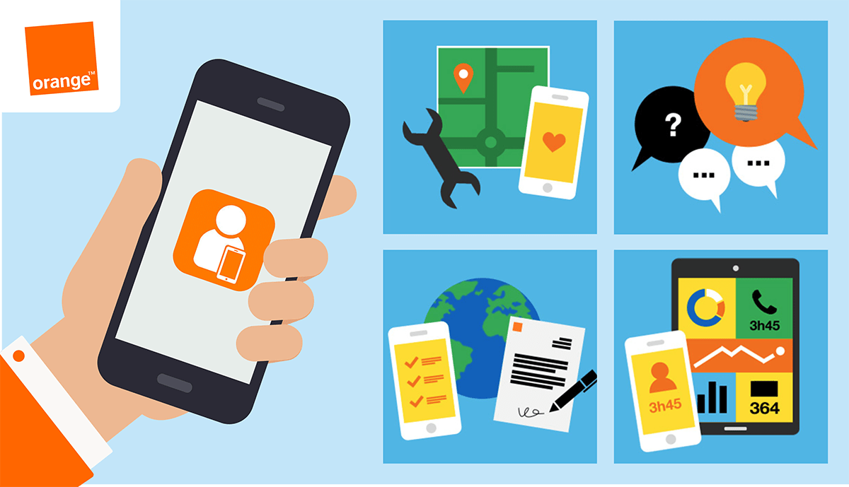 Service client application Orange