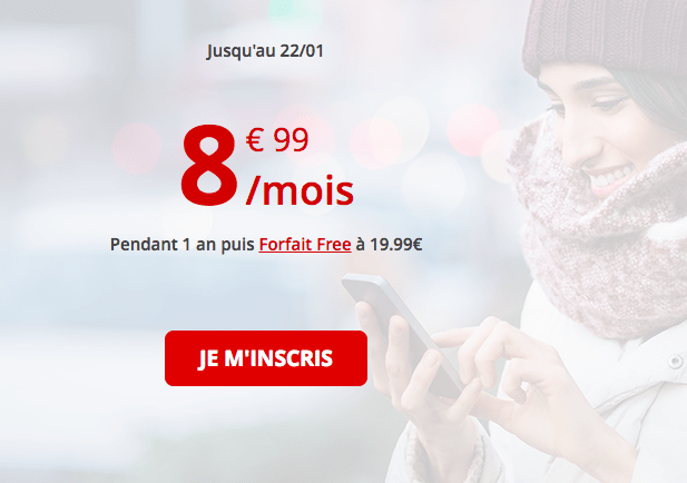 Le forfait 60 Go de Free mobile.