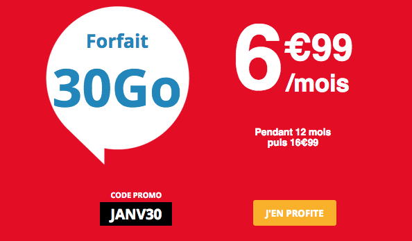 Forfait mobile Auchan Telecom en promotion pour les soldes d'hiver. 