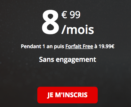 Free mobile 50 Go pour 9€.