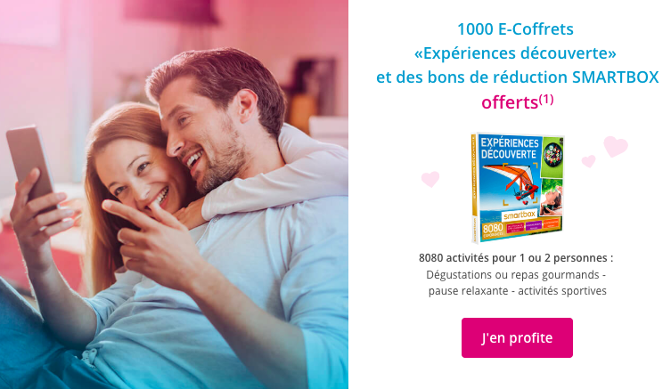Offres de Saint Valentin de Bouygues Telecom.