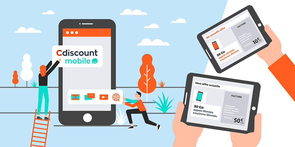 Forfaits mobiles Cdiscount Mobile