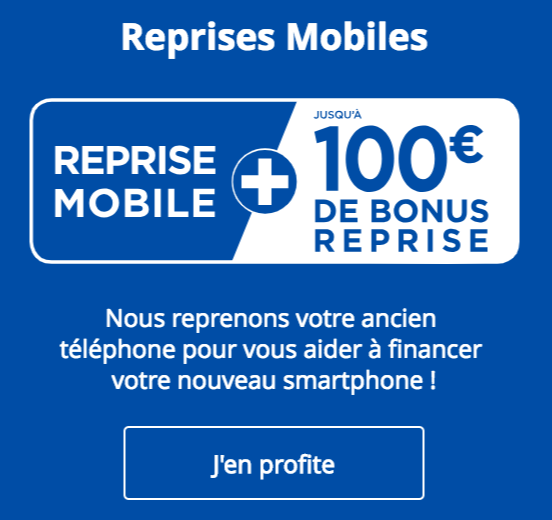Les bonus de reprise de Bouygues Telecom.