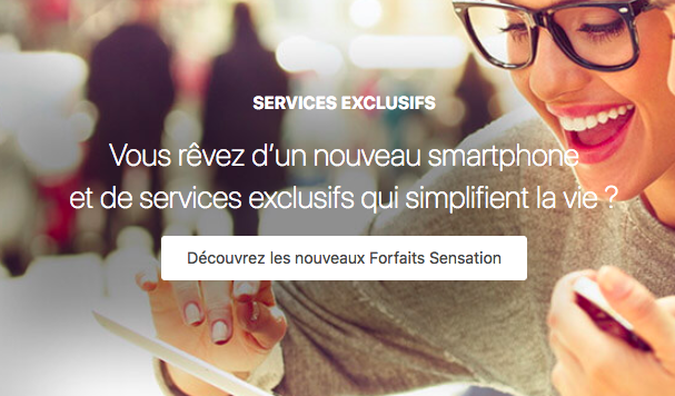 les forfaits Sensation de Bouygues Telecom.