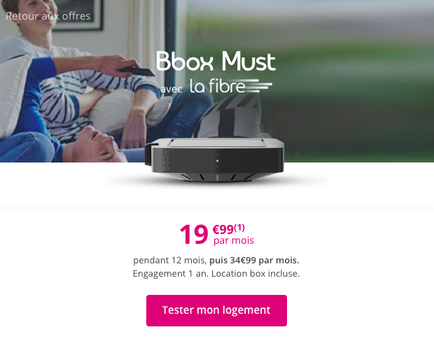 La Bbox Must de Bouygues Telecom.