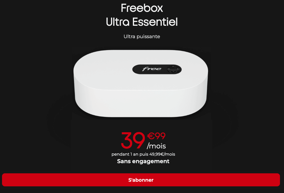 Avis Freebox Ultra Essentiel