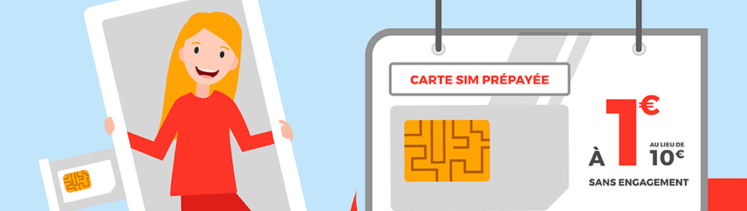 SFR Carte SIM prépayée pas cher 