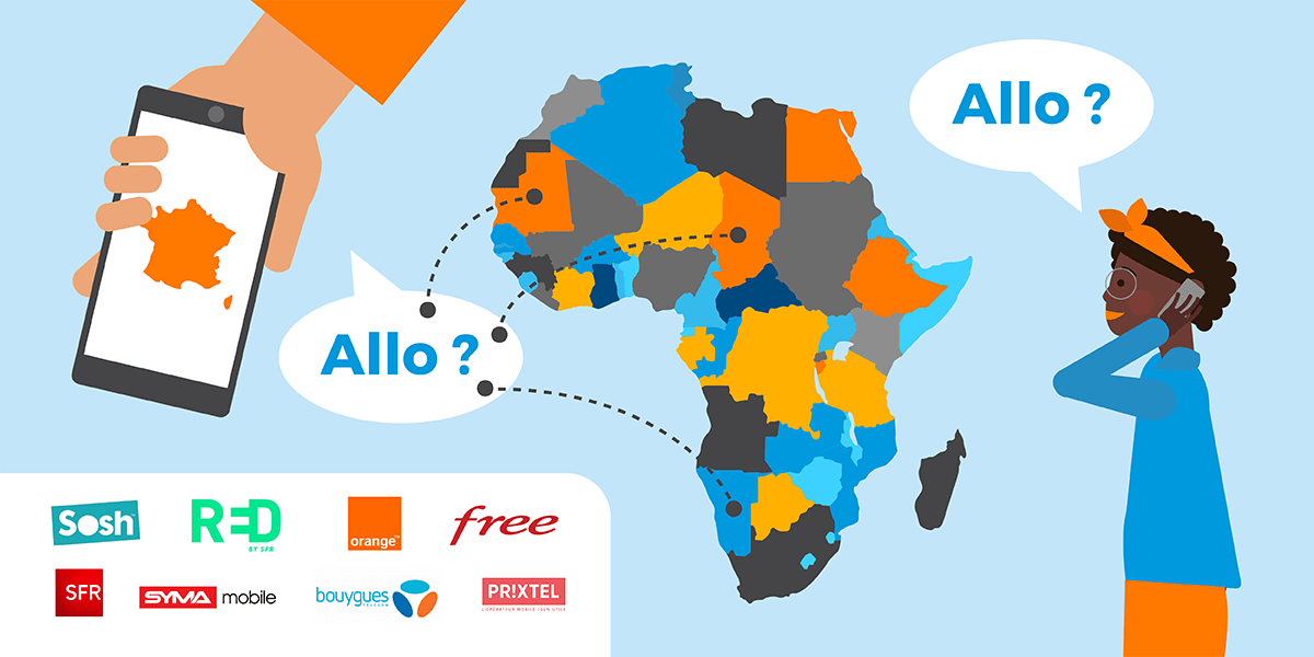 Forfaits mobiles pour appeler vers et depuis l'Afrique