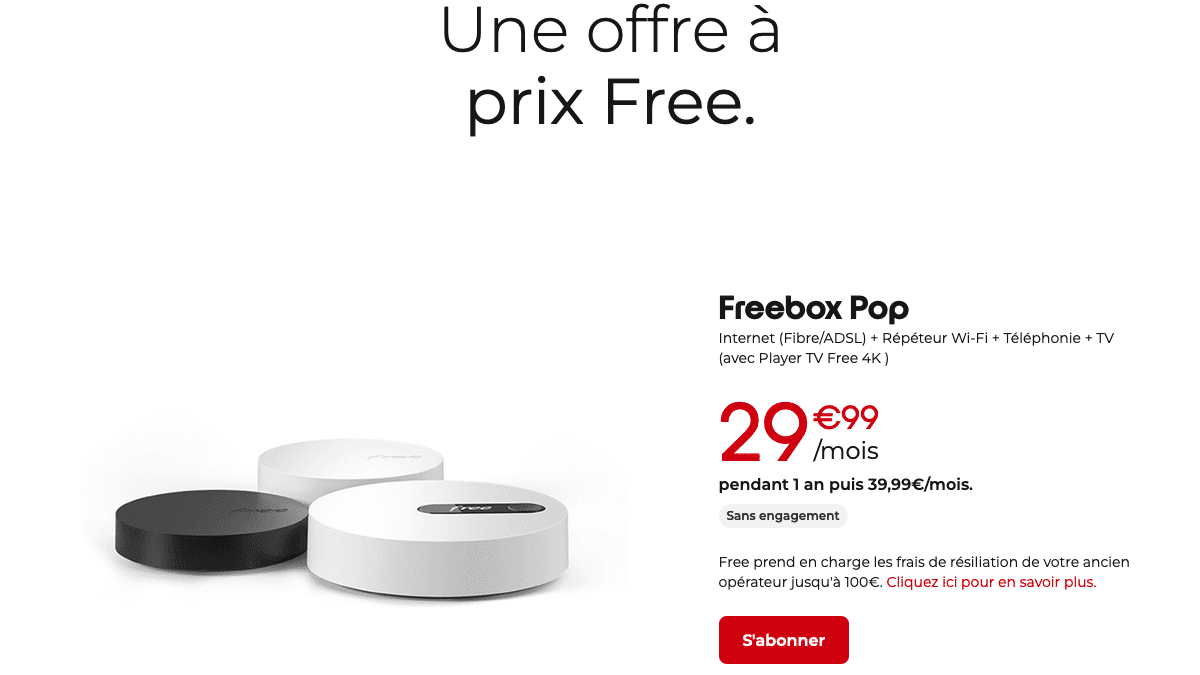 Avis Freebox Pop