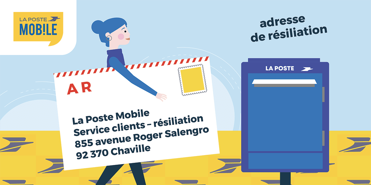 Adresse résiliation La Poste Mobile