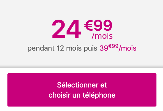 Forfait Bouygues Telecom avec 50 Go de 4G