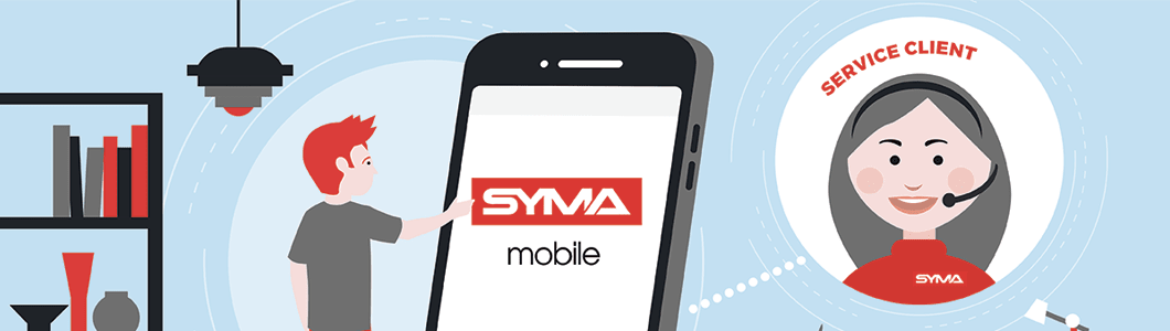 Service client Syma mobile