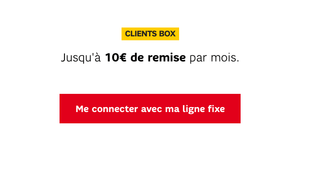 Remise client box SFR.