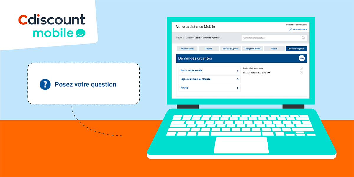 Résilier forfait Cdiscount mobile par internet