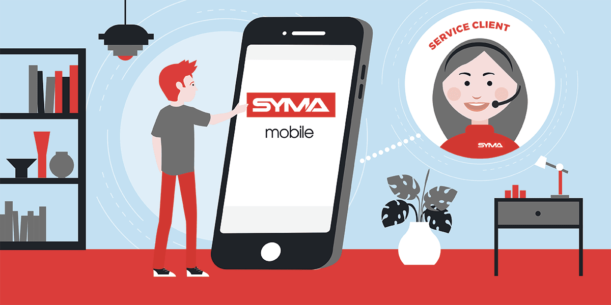 Contacter service client Syma mobile