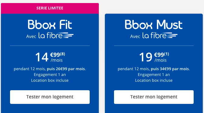Les offres Bbox de Bouygues Telecom