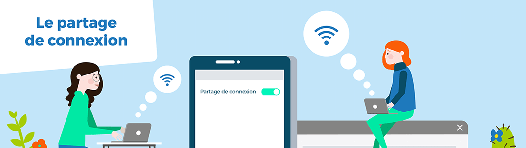 Partage de connexion Android ou iOS