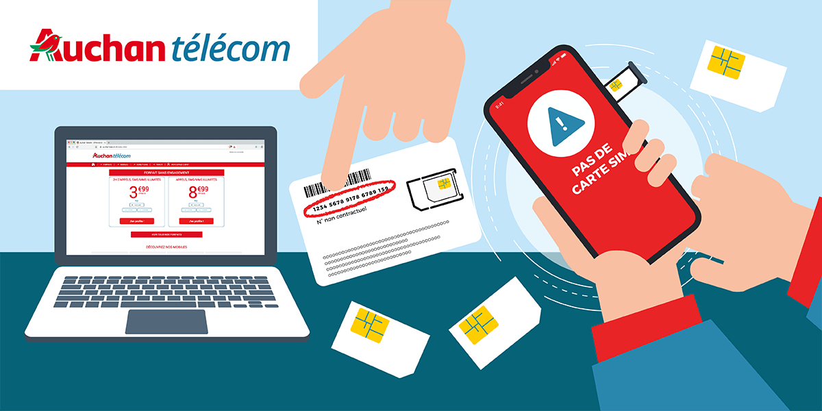Activer carte SIM Auchan Telecom