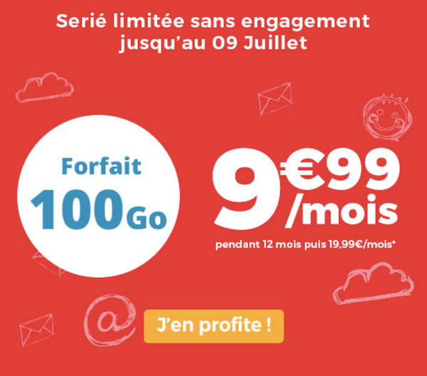 Le forfait mobile en promotion d'Auchan Telecom