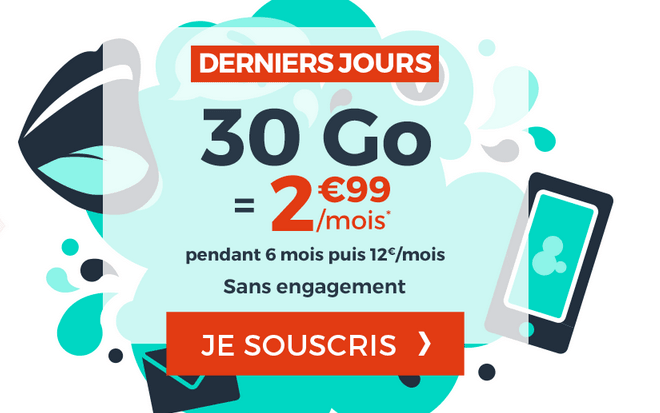 Forfait pas cher Cdiscount Mobile.