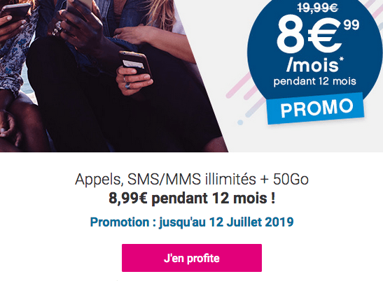 Promo forfait 4G Coriolis Telecom.