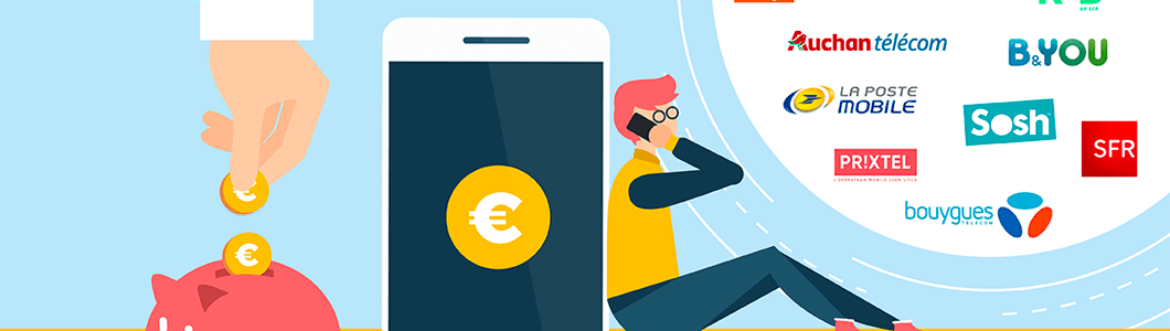 Forfait mobile pas cher à moins de 10€ : offres à petits prix