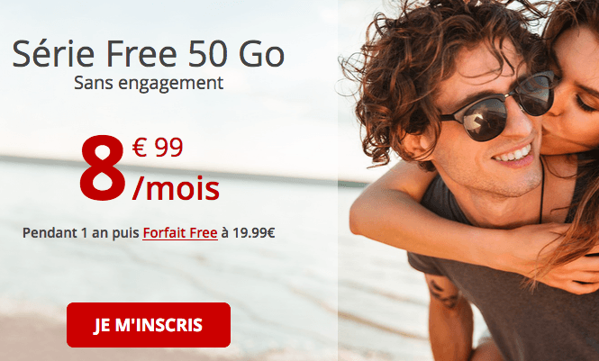 Série Free 50 Go promotion.