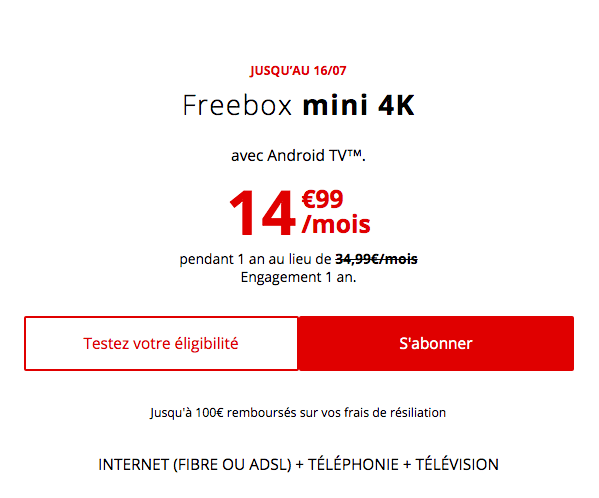 la Freebox Mini 4K