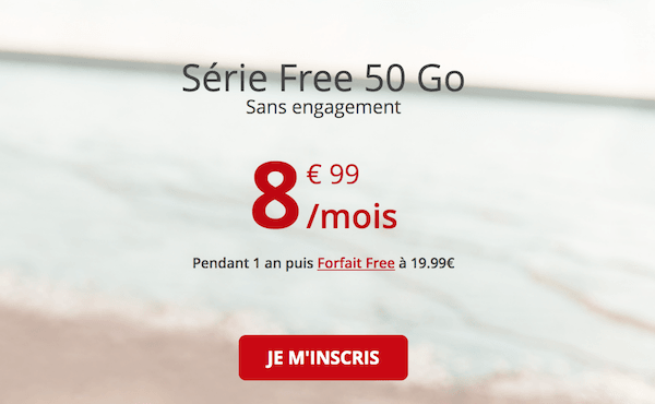 50 Go à moins de 10€ chez Free mobile