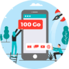 Forfait mobile 100 Go