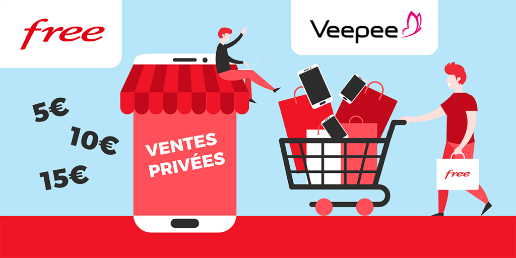 Vente privée Free Promos sur les forfaits et box Freebox