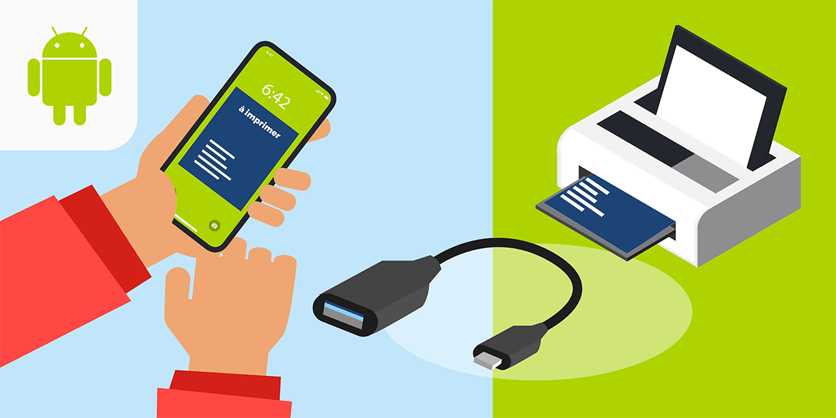 Connectez l'imprimante au téléphone portable : voici comment cela  fonctionne !