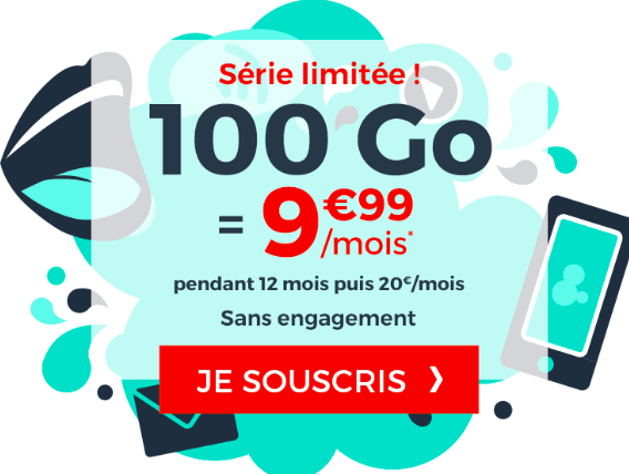 le forfait 100 Go de Cdisocunt Mobile