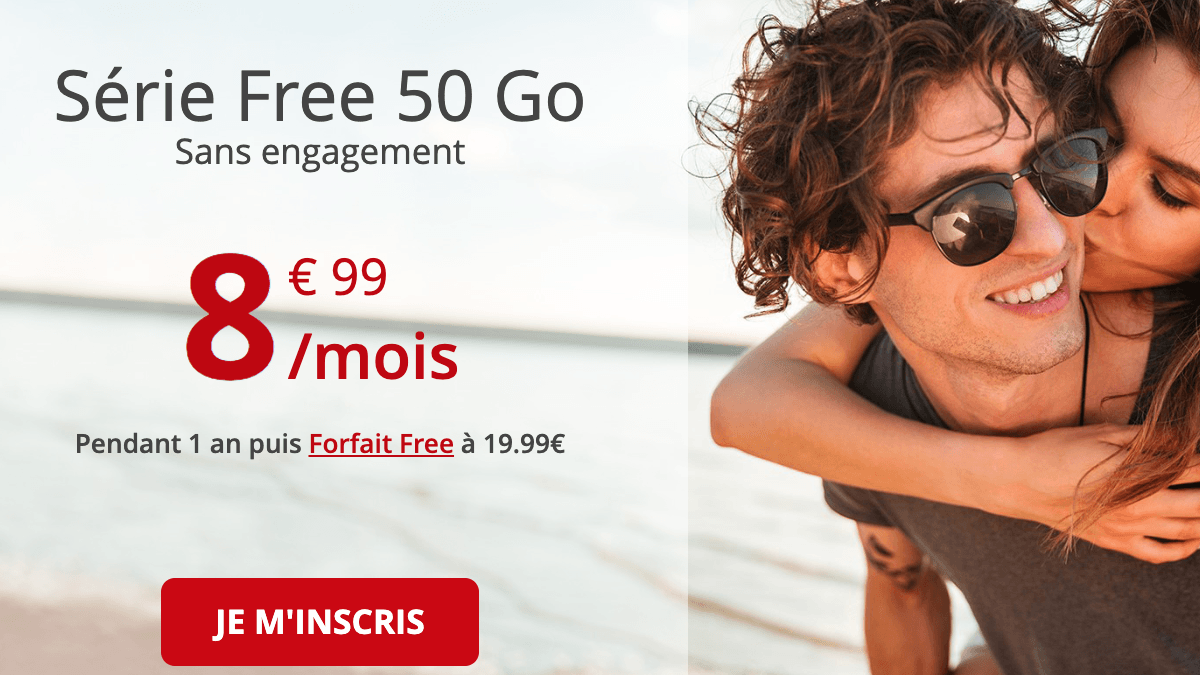 Forfait 4G promo Free.