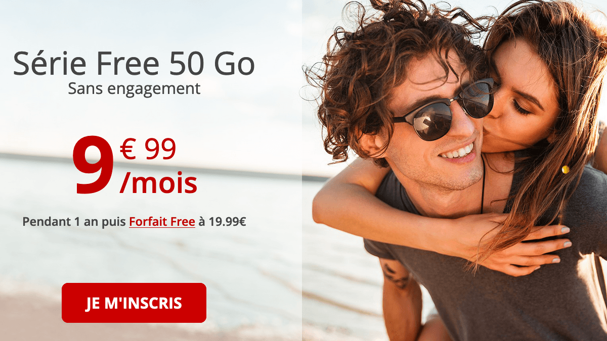 Série Free 50 promo forfait 4G.