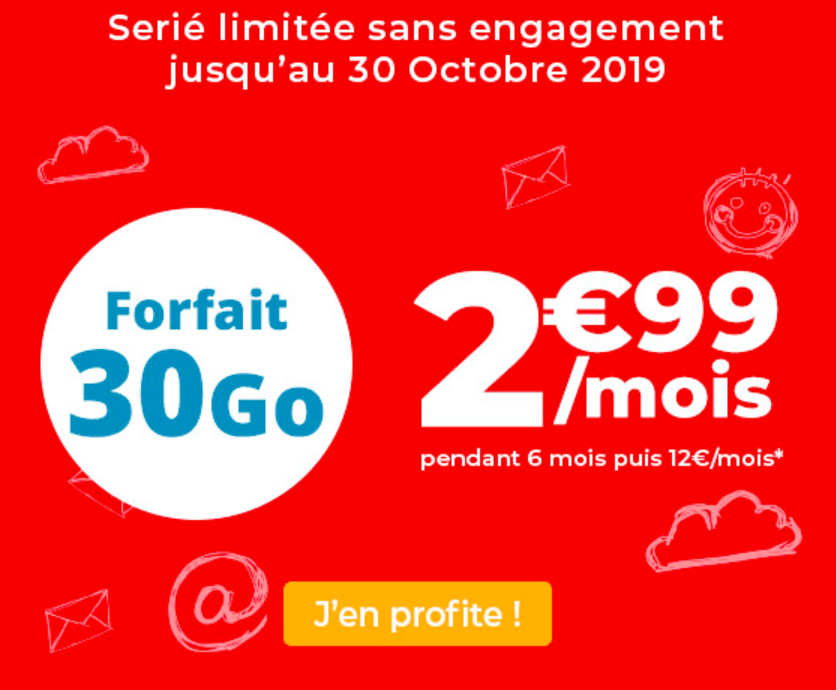 le forfait mobile promo auchan telecom