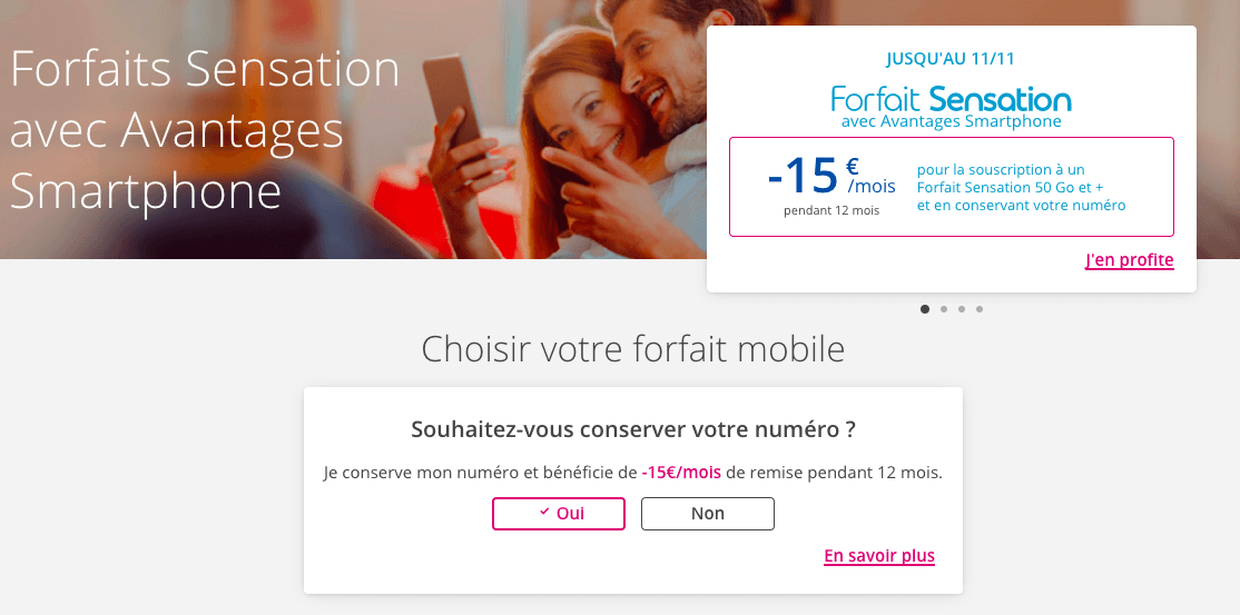 Sensation de Bouygues telecom