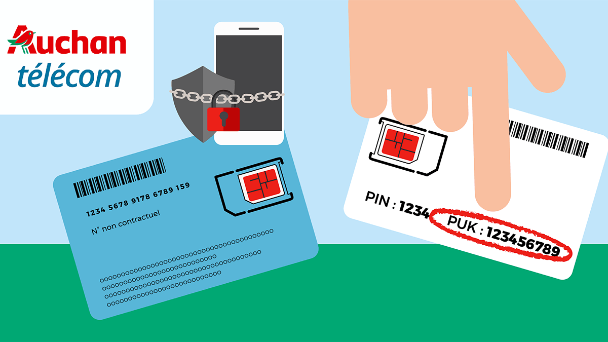 Comment Retrouver Son Code Pin Sfr Comment trouver le code PUK de la carte SIM Auchan Telecom ?