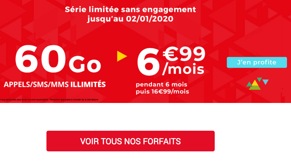 le forfait 4G de Auchan Telecom