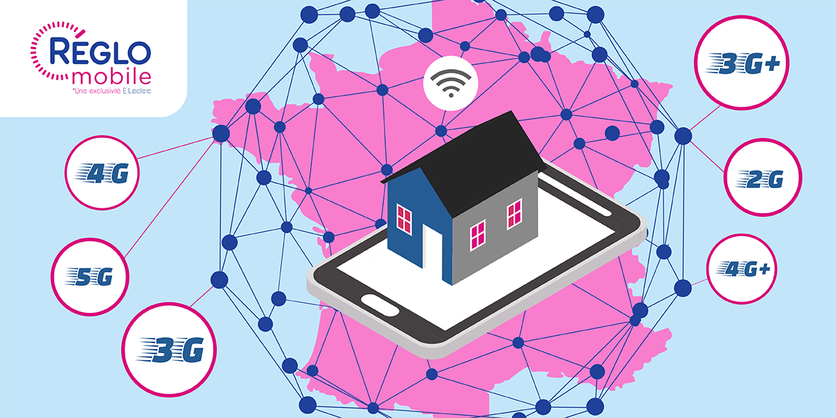 Couverture réseau Réglo Mobile : l'état de la 2G, 3G, 4G et 5G de Leclerc