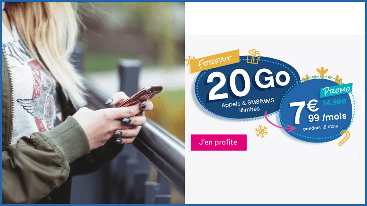 Coriolis Telecom et son forfait Brio Liberté 20 Go en promotion à 7,99€, une belle offre valable jusqu'au 10 janvier.