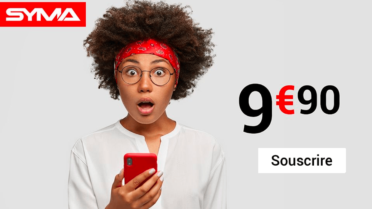 Le meilleur forfait Syma Mobile en terme de 4G est celui proposant 40 Go pour moins de 10€/mois