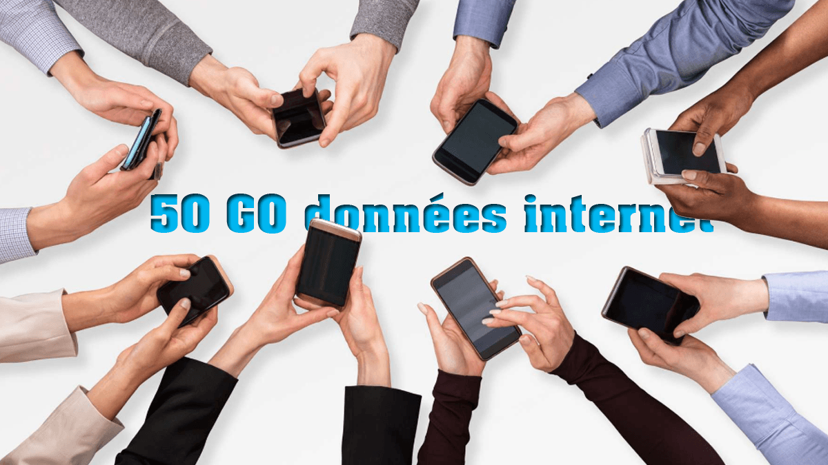 Trois opérateurs téléphoniques français proposent leur forfait 50 Go en promotion : Bouygues Telecom, Auchan Telecom et Free mobile.